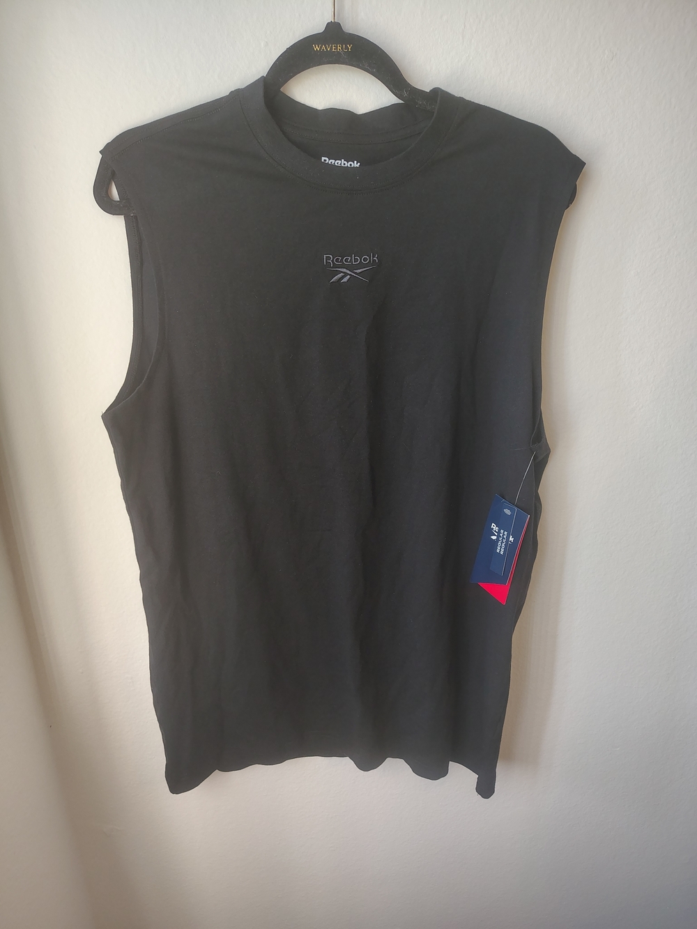 Reebok Men's Black Sleeveless Muscle Tank Size Medium